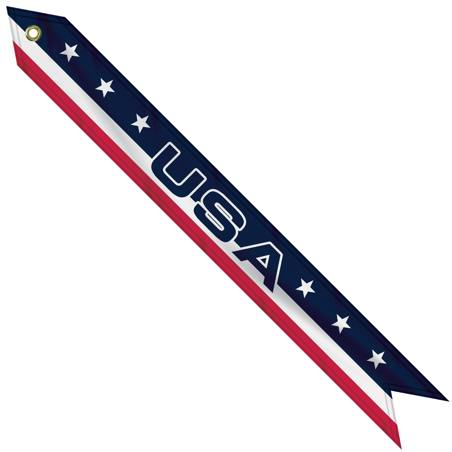 2 3/4" x 24" Custom Printed Nylon Streamer 5
