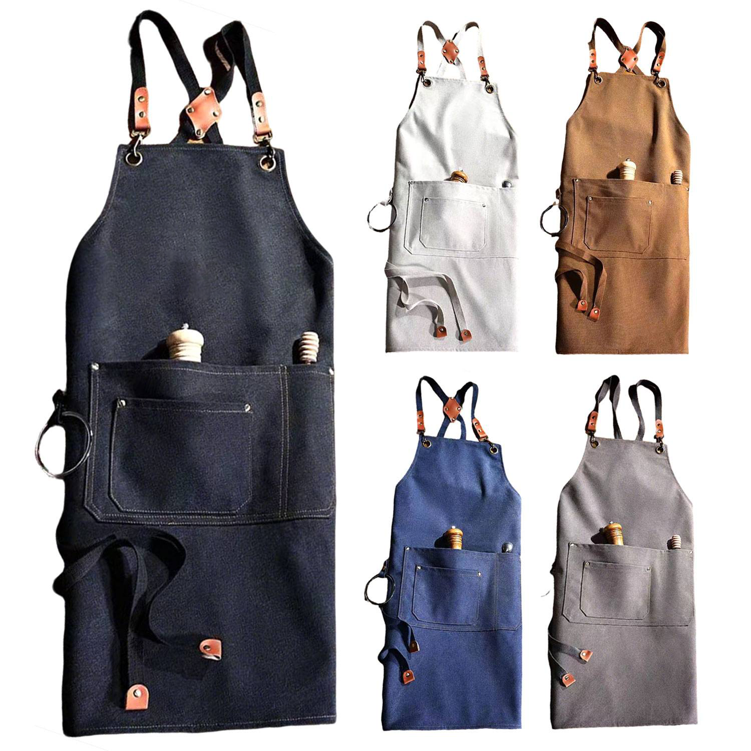 Cotton Stain-Resistant Sleeveless Apron 4