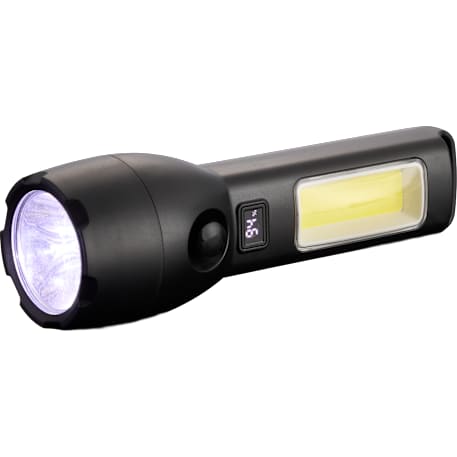 Solar Powered Rechargeable COB Flashlight 66