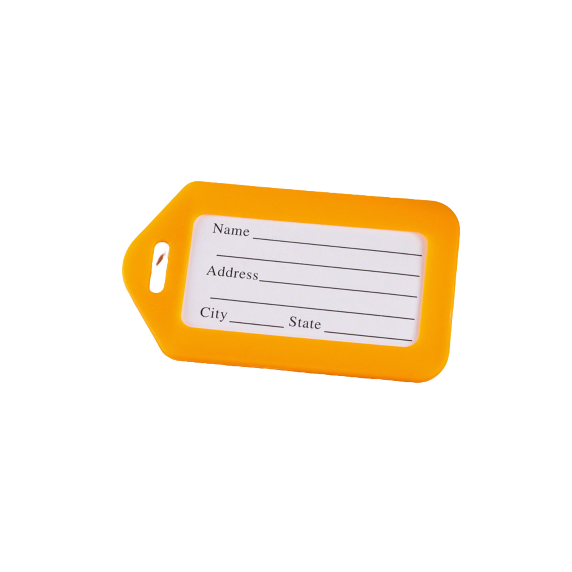 Rigid Plastic Travel Luggage Identification Tag 12