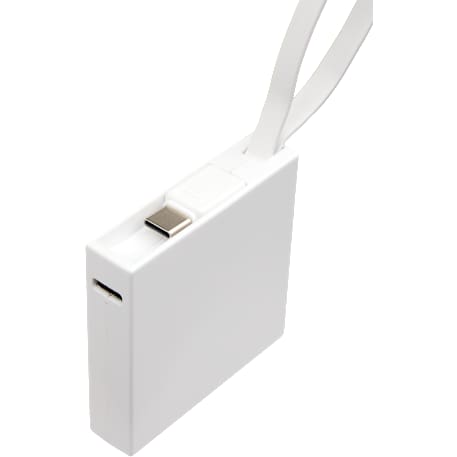 Recycled ABS 2000 mAh Power Bank with Type-C Cable 11