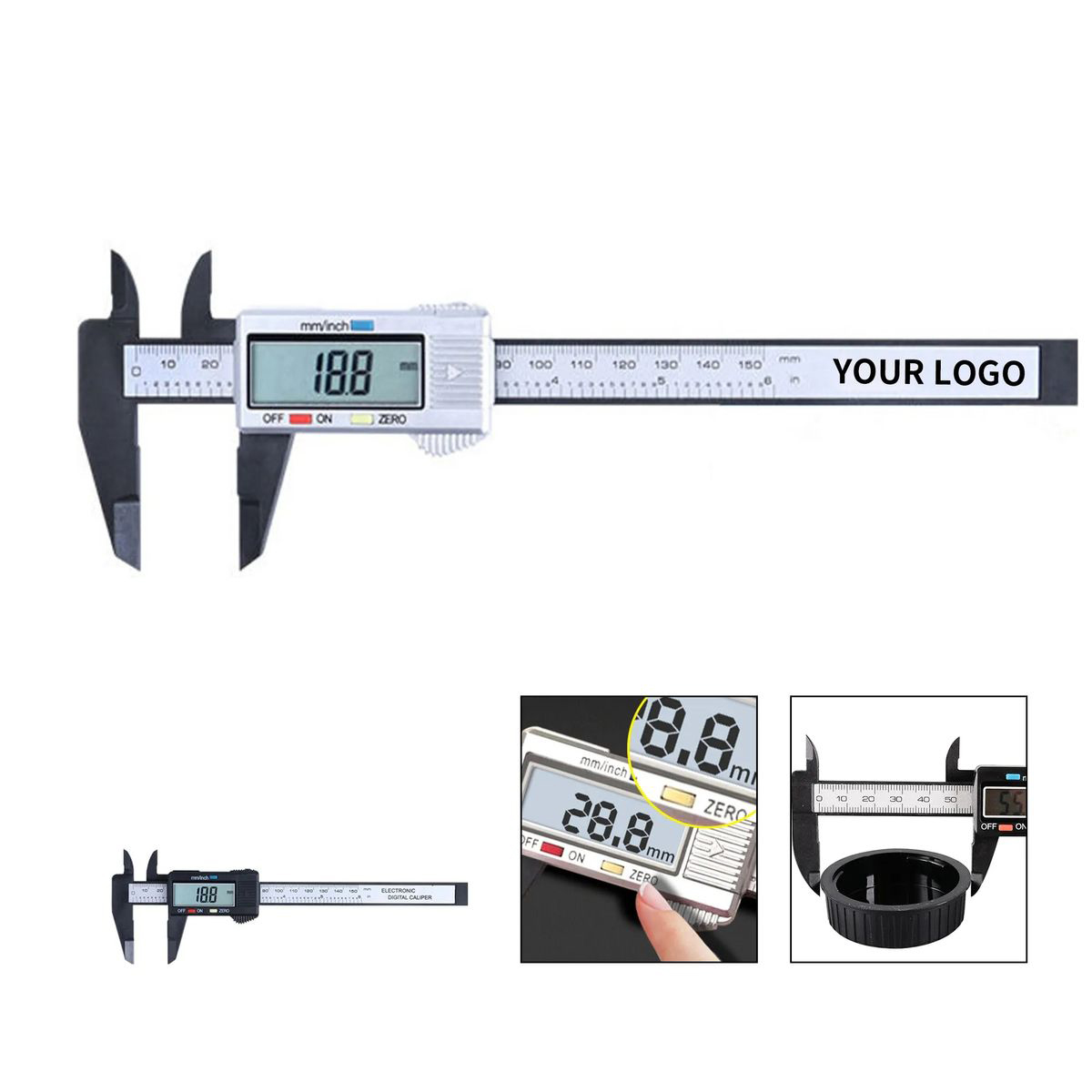 Precision Electronic Caliper 6 Inch with Auto Off 2