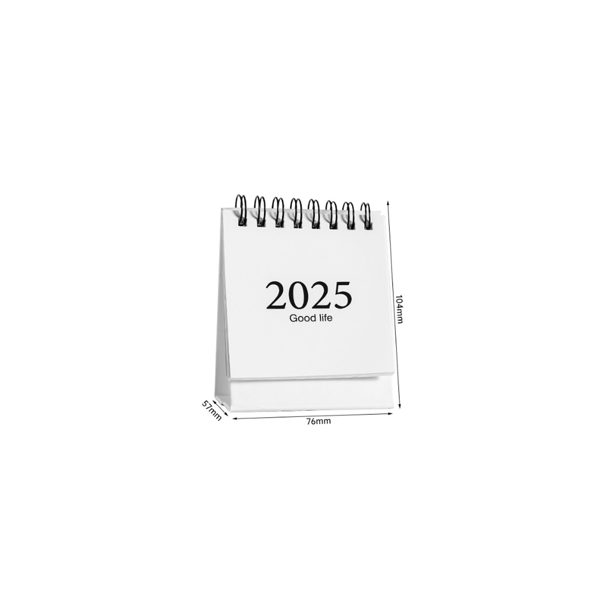 MOQ 100pcs Mini 2025 Desk Calendar 5
