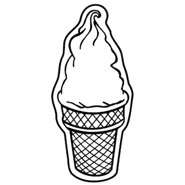 Ice Cream Cone Magnet - Full Color 2
