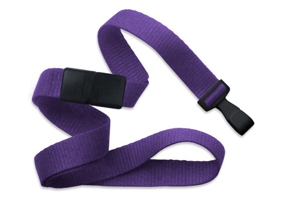 5/8" Flat Blank Lanyard with Breakaway (Split Ring) 38