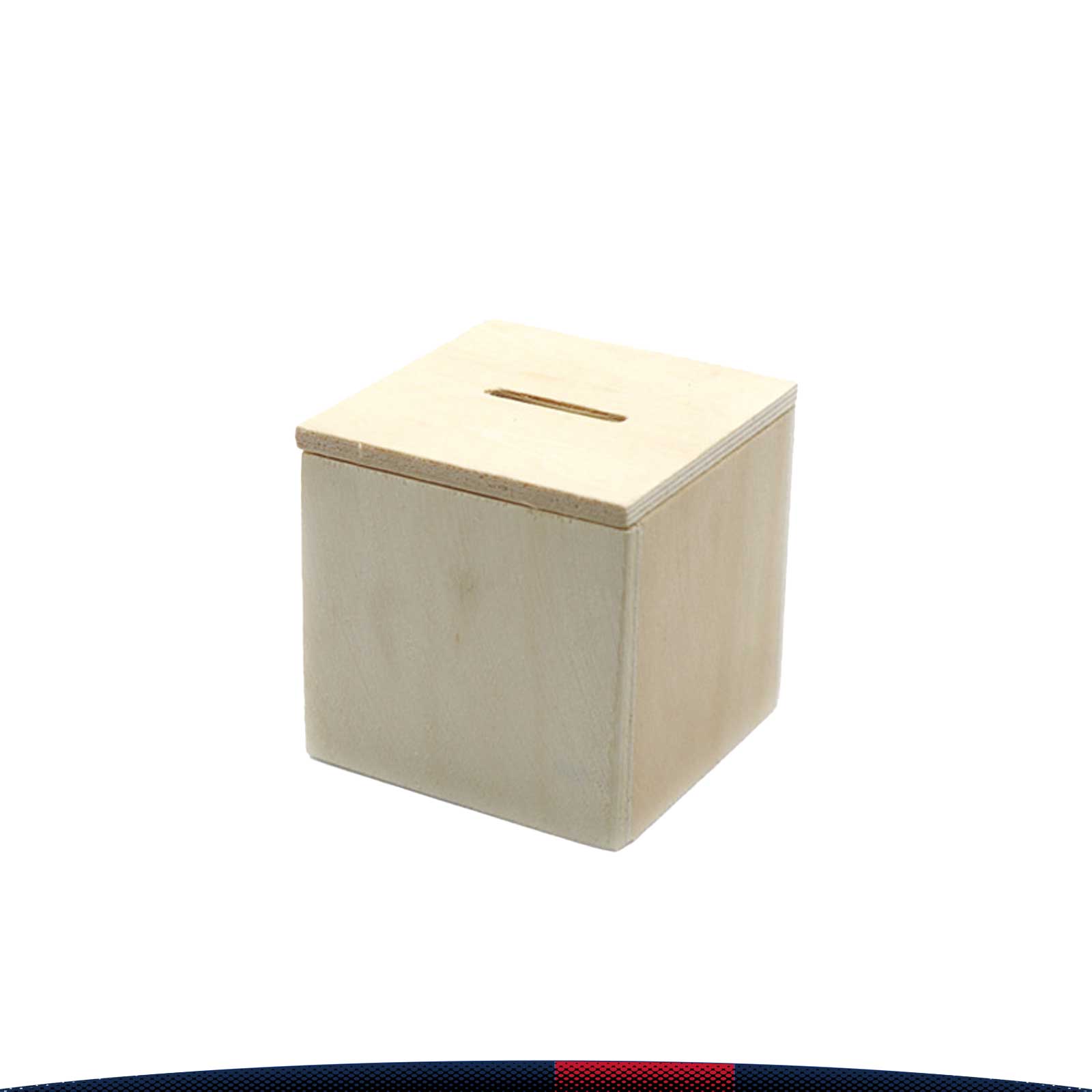 Square Wooden Money Box 3