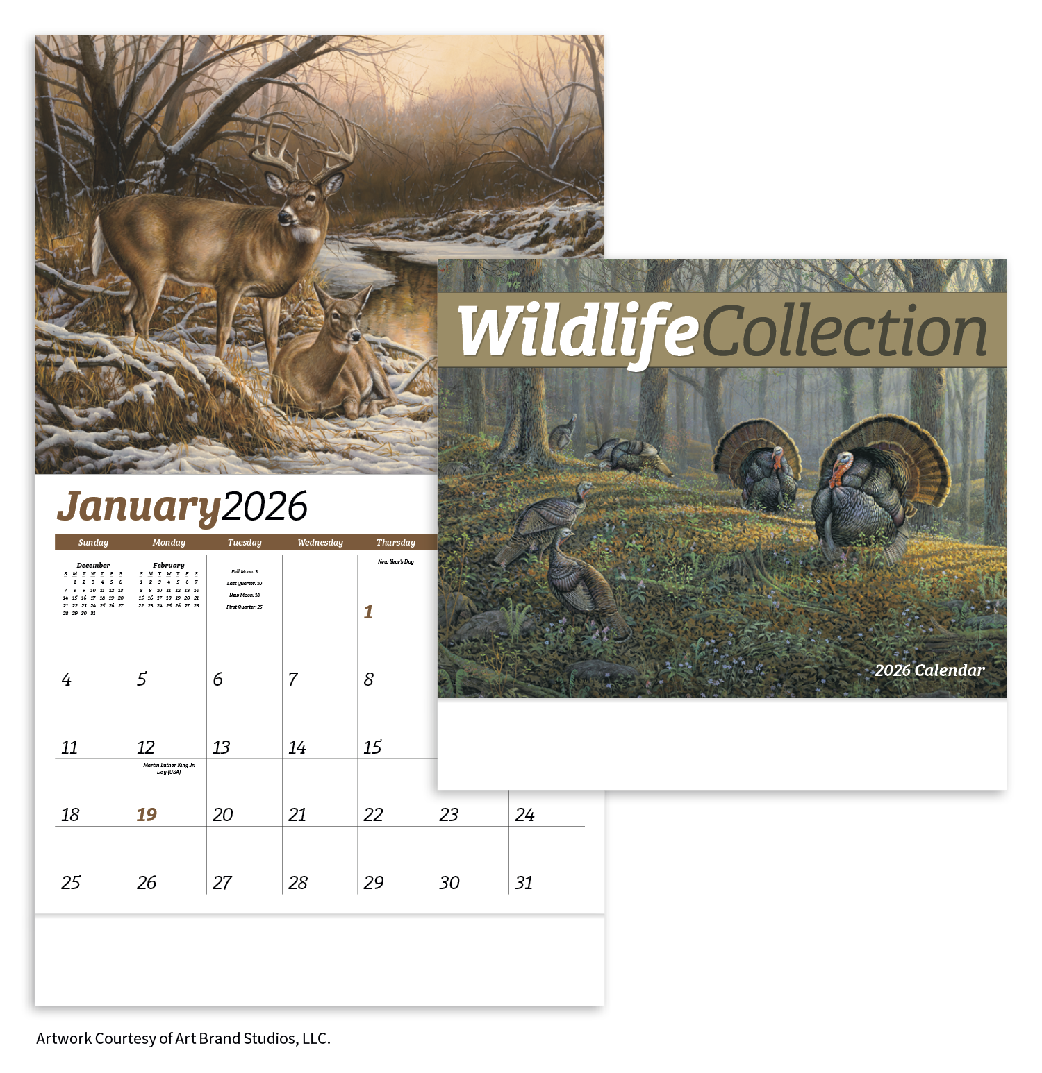 HotLine® Products Wildlife Collection Appointment Calendar - Stapled
