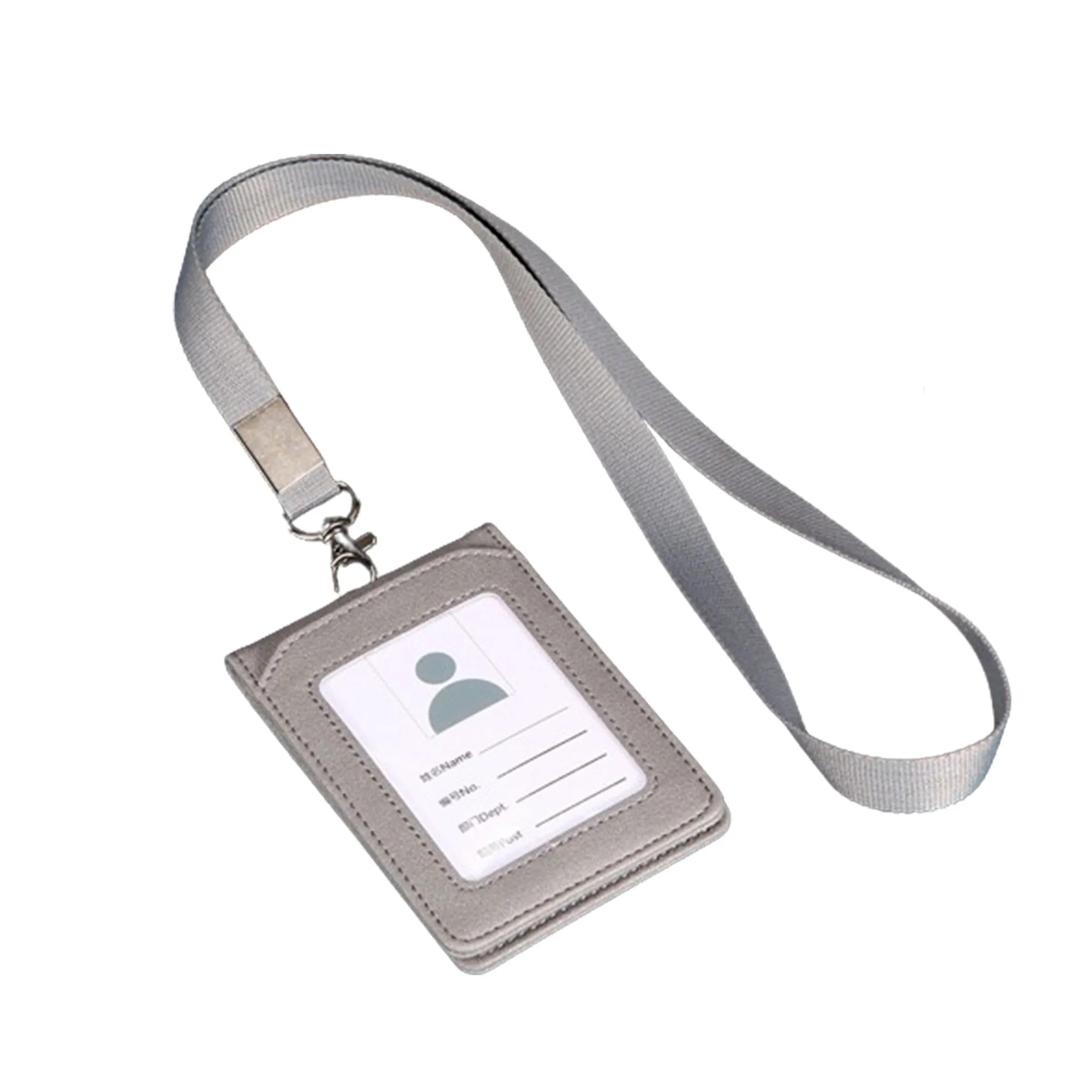 ID Badge Holder with Lanyard 1