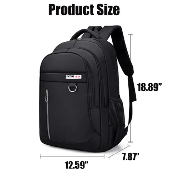 Waterproof PU Leather Laptop Backpack 7