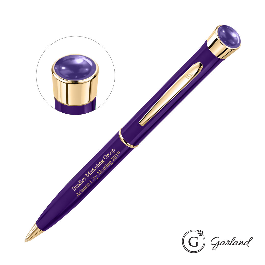 Garland® Color Aura Twist Ballpoint Pen - Gold Accent