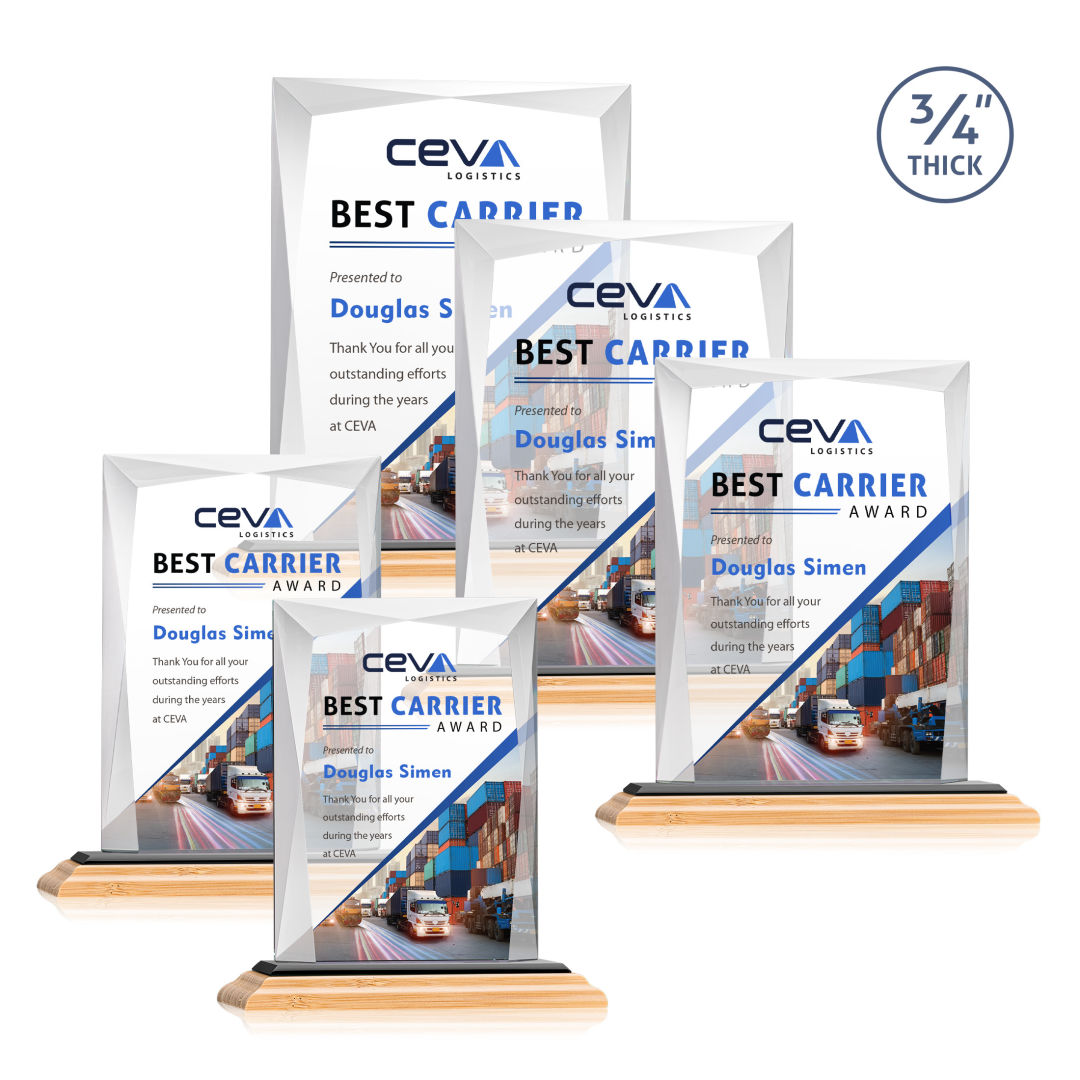 Messina VividPrint™ Award - Bamboo/Black 2