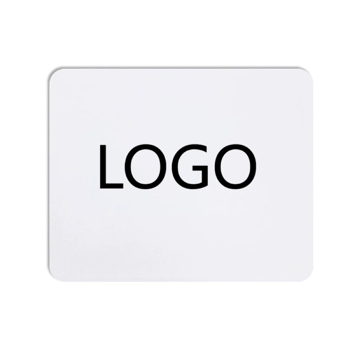 Custom Logo PU Square Simple Mouse Pad 1