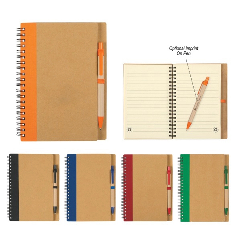 Eco Spiral Notebook w/Pen 2