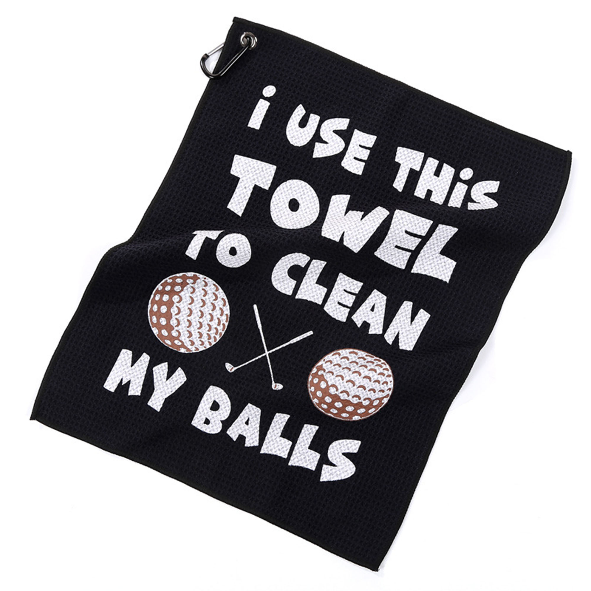 Sublimation 400GSM 16" x 24" Waffle Golf Towel With Corner Grommet 3