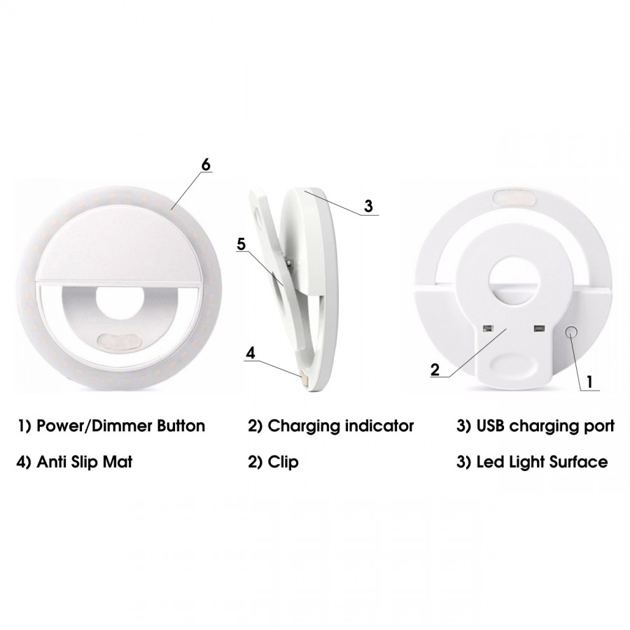 Clip On Ring Light for Selfie and Zoom Video Conference 13