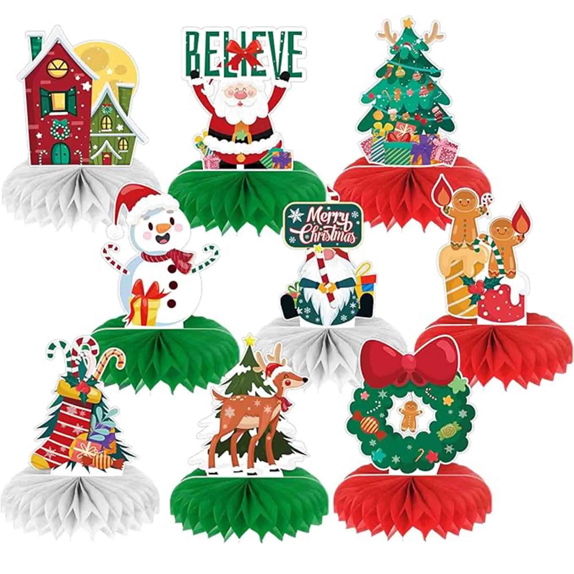 Custom 3D Honeycomb Centerpieces Ornaments Table Decoration 4
