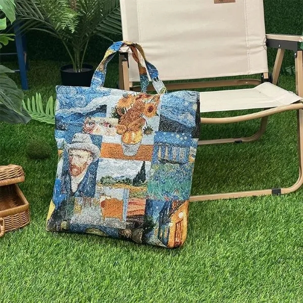 Personalized Tapestry Tote Bag, custom tote bag with logo imprint 4