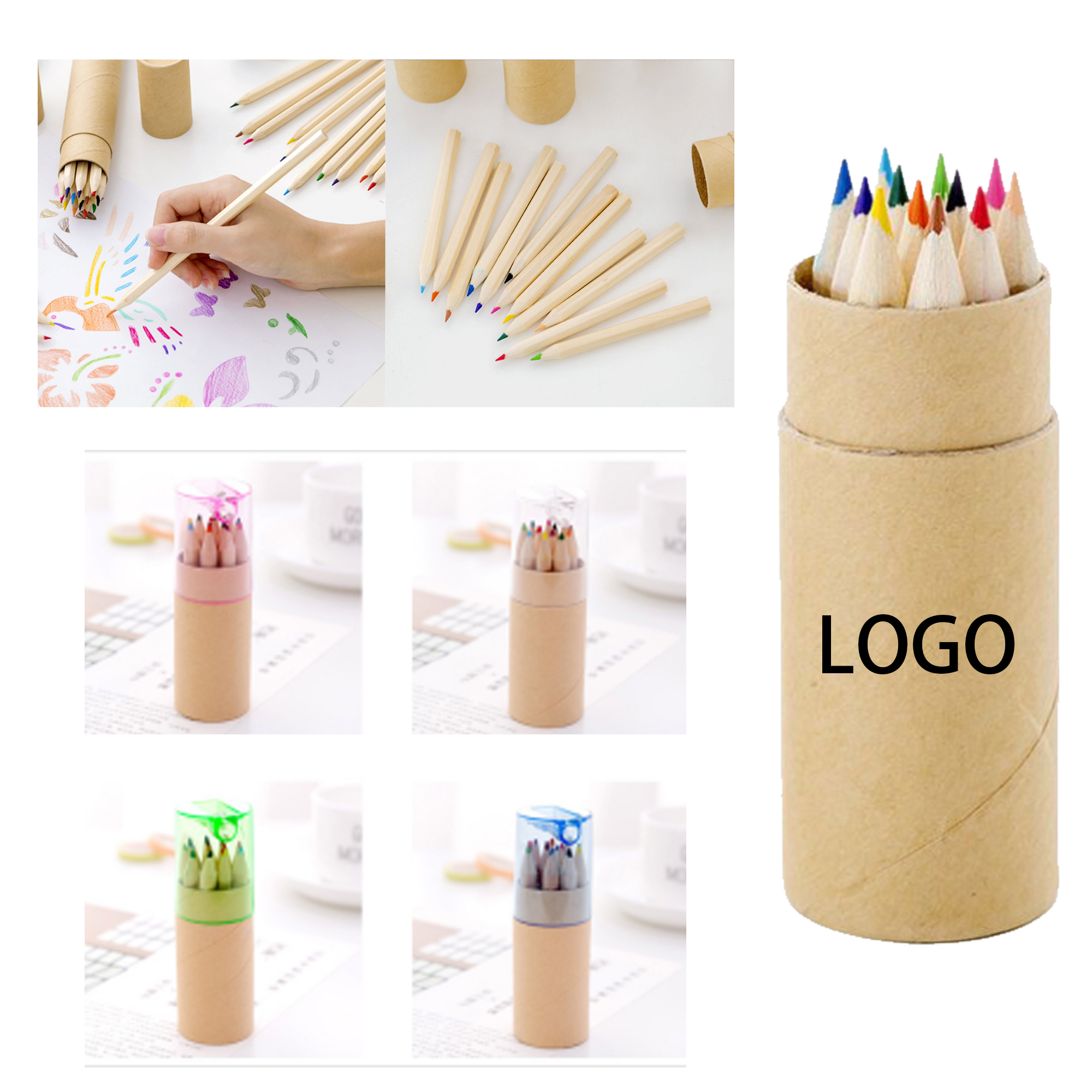 12-Color Vibrant Artist Pencils 1