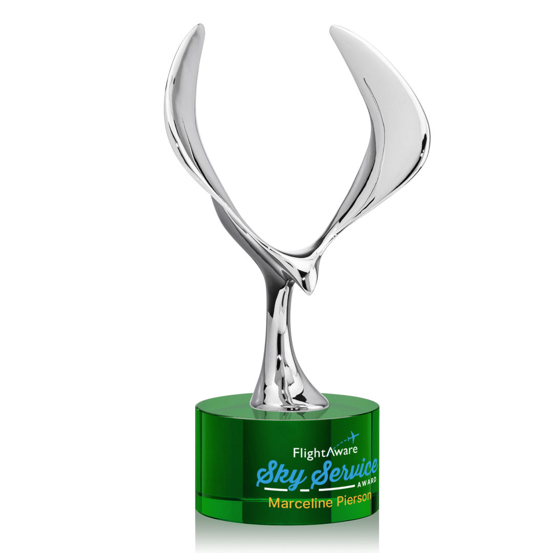Maverick Eagle VividPrint™ Award on Marvel Base - Green 5
