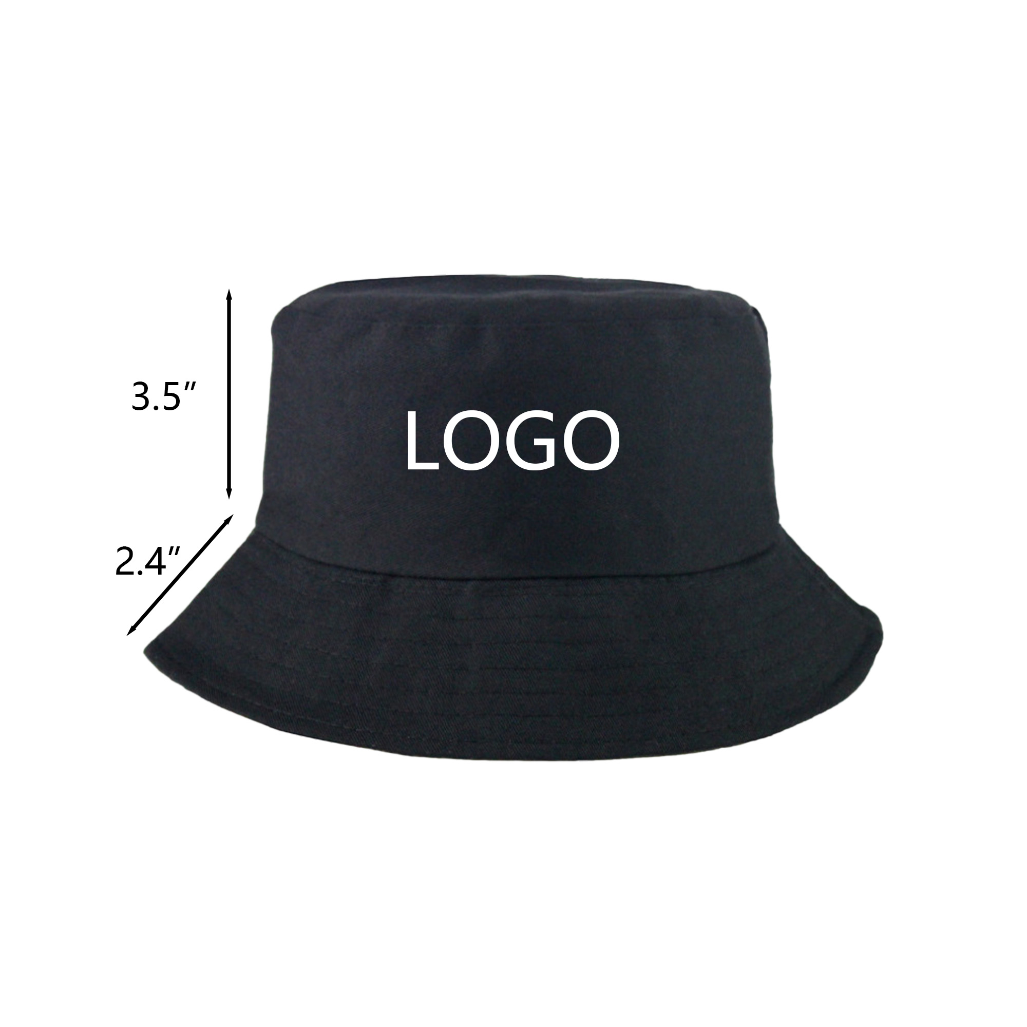 Solid Cotton Bucket Hat 2