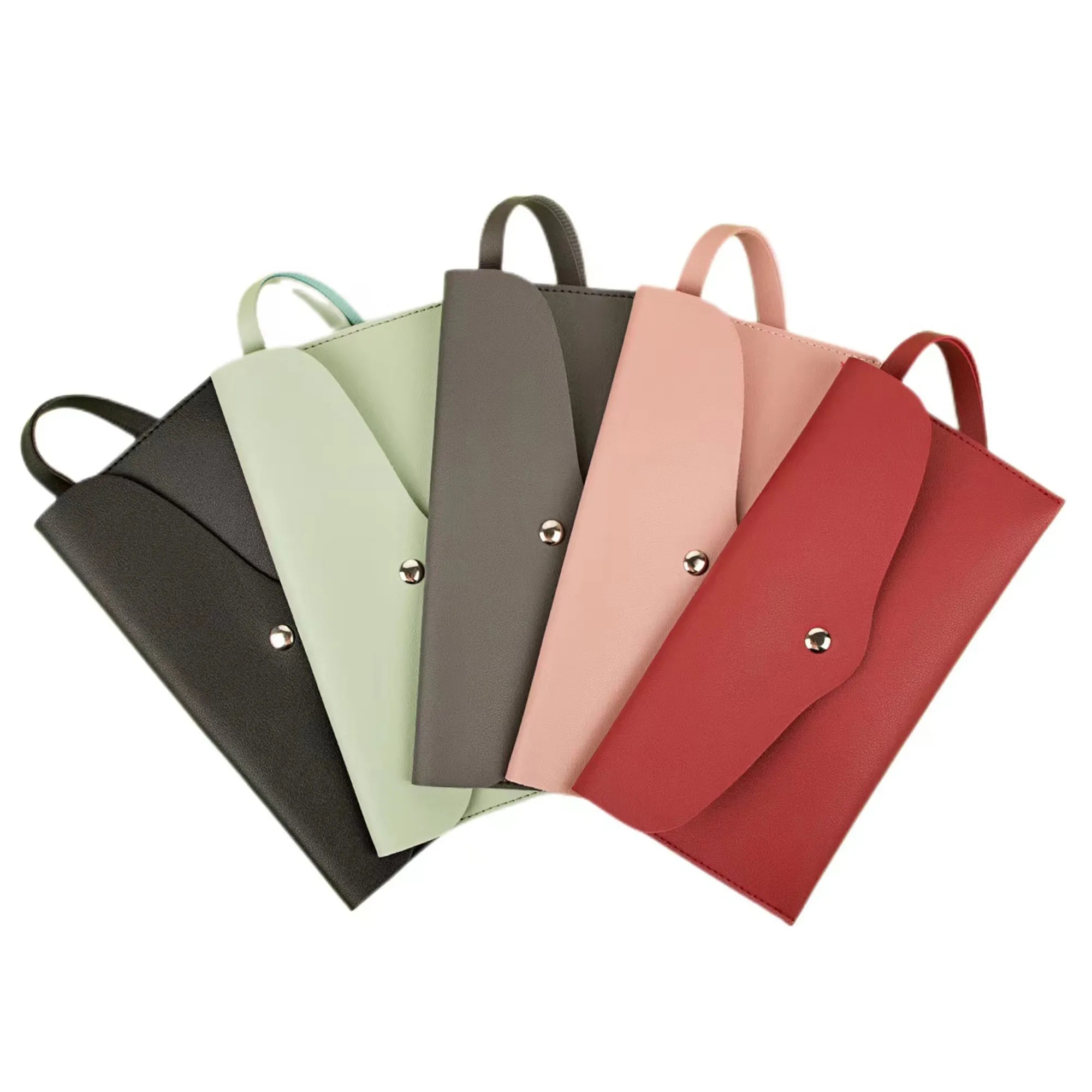 PU Leather Triangular Makeup Bag 3