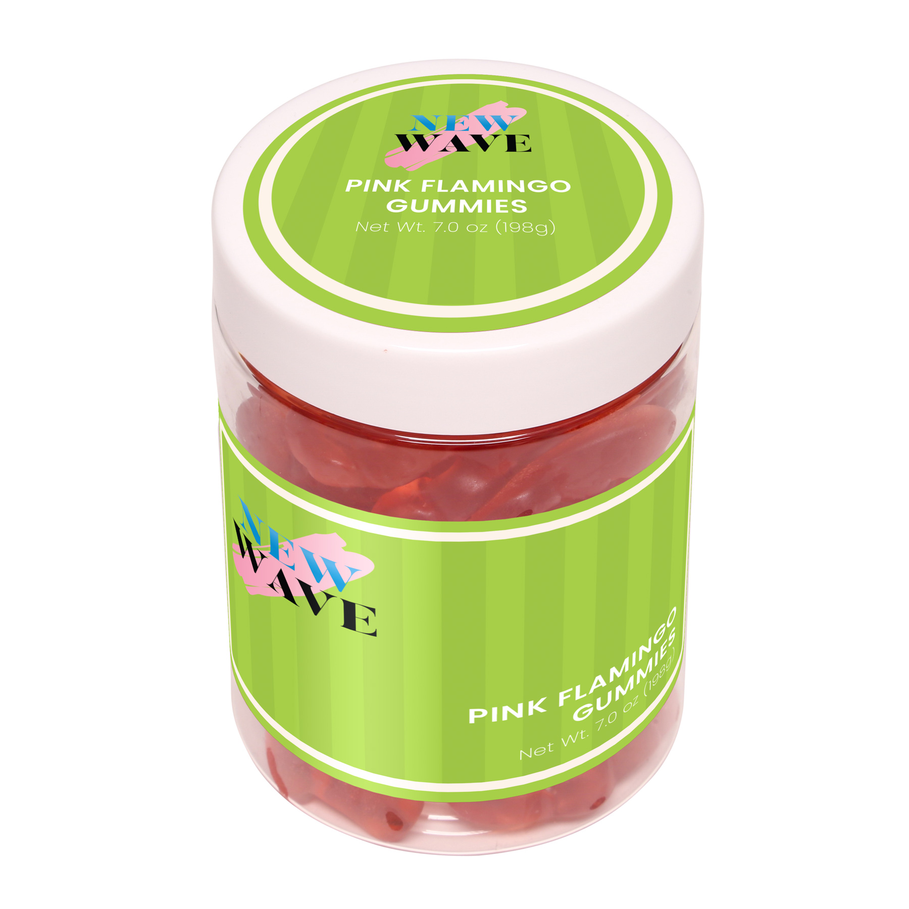 Pink Flamingo Gummies: Large Jar 2