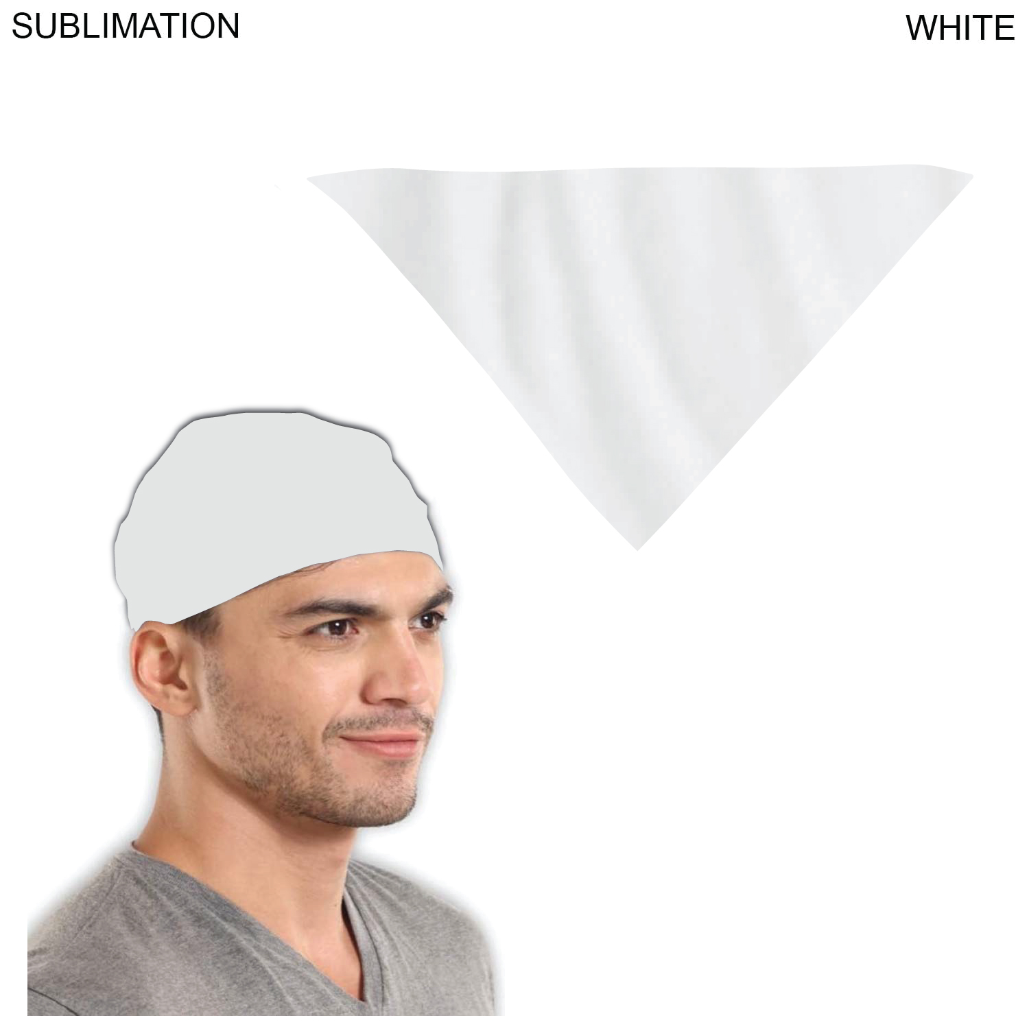 24 Hr Express Ship - Triangle Bandana, 32x22x22, Stitched Edges, Sublimated Edge to Edge 2