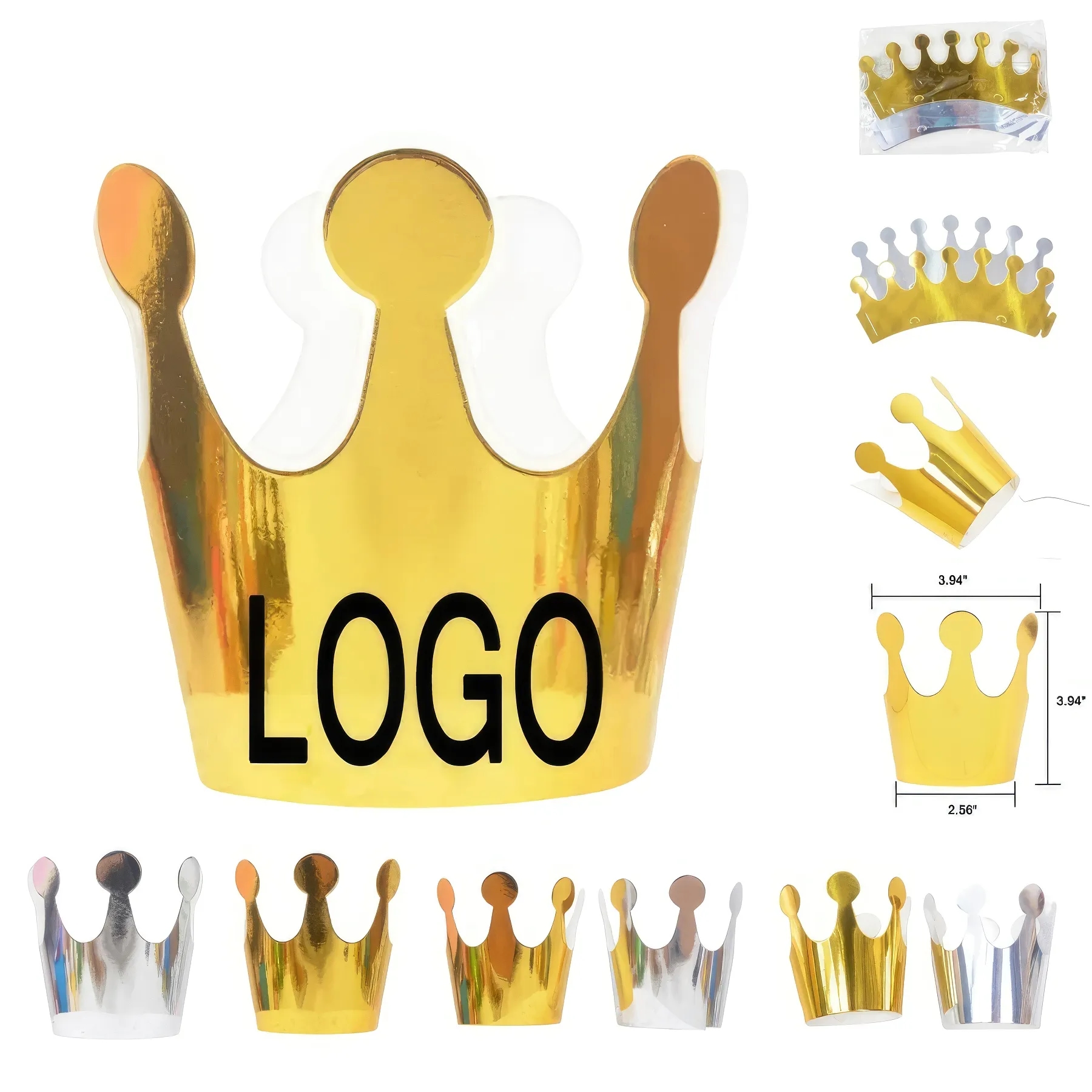Birthday Party Kid Crown Hat & Celebration Decoration 2