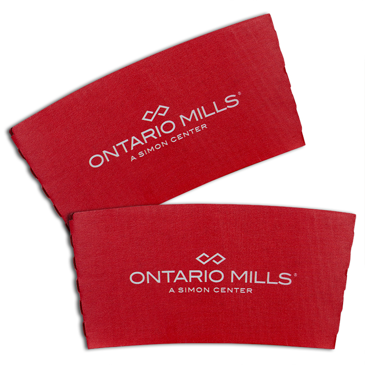 White Coffee Cup Sleeves - DIGITAL PRINT 3