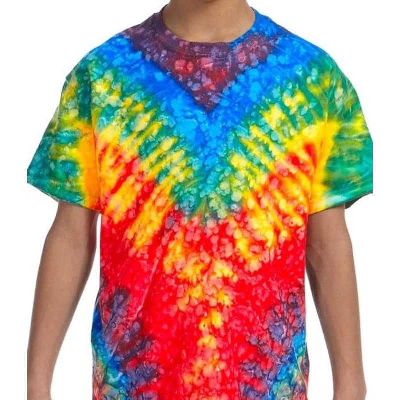 Tie-Dye Youth 5.4 Oz., 100% Cotton Tie-Dyed T-Shirt 24