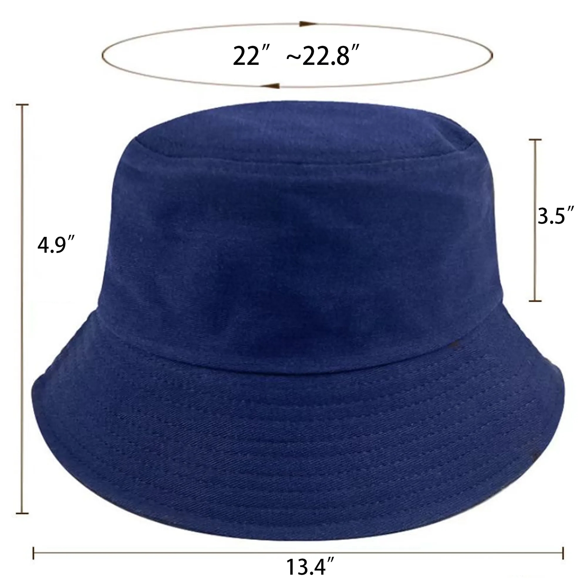 Flat Top Unisex Beach Hat 5