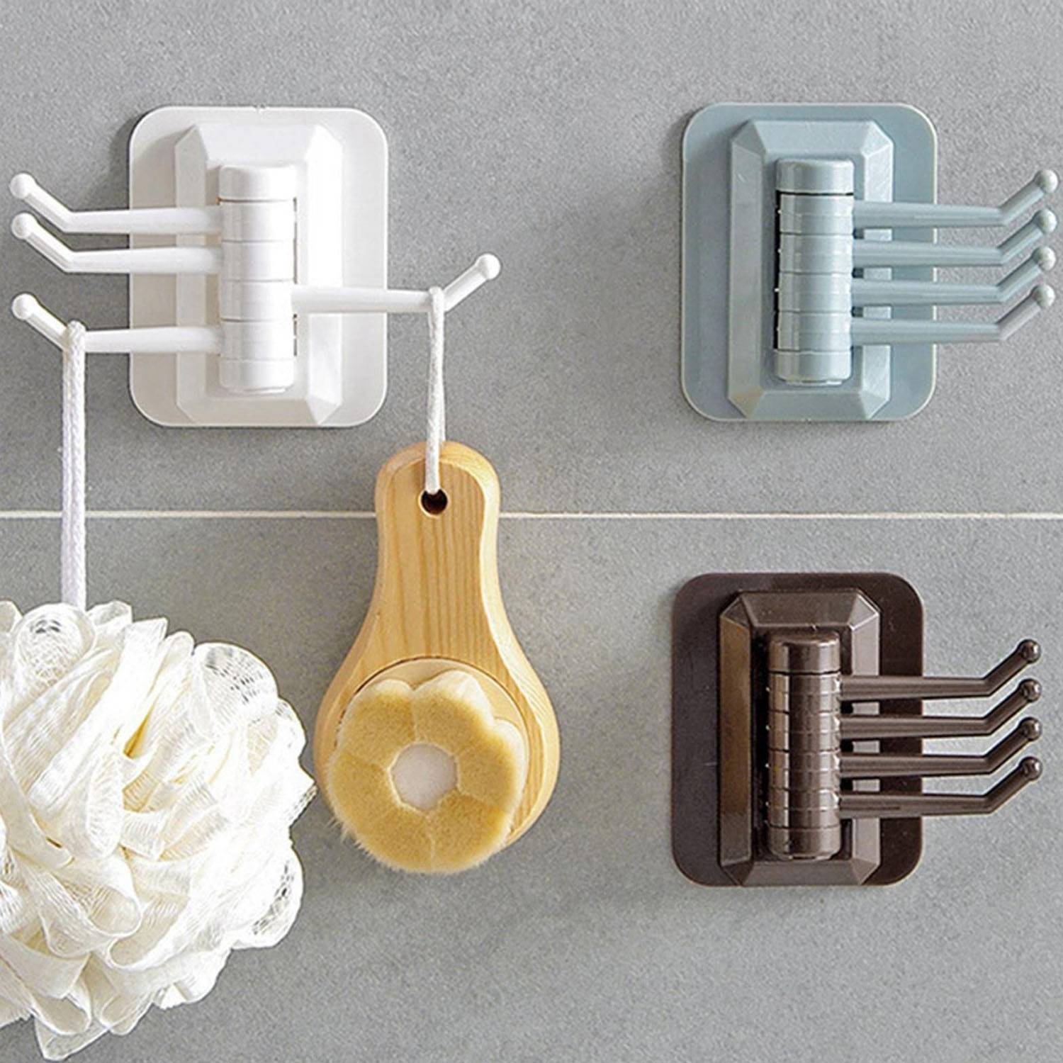Towel Hanger w/ Hooks 11
