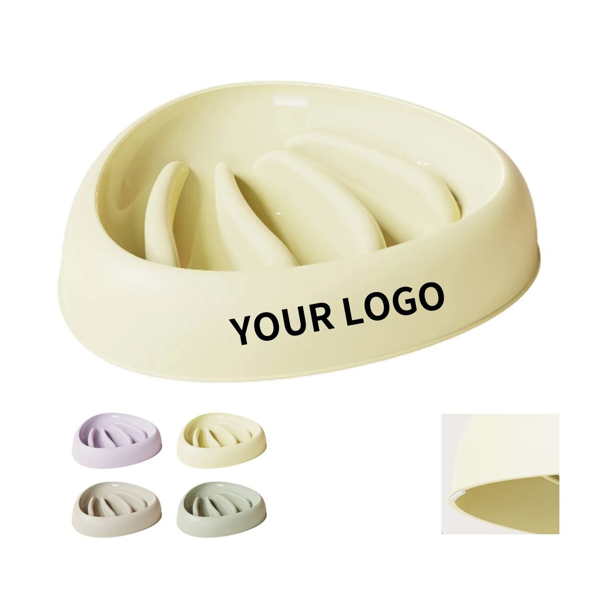 Plastic Pet Bowl with 1.5 Cup Capacity for Daily Meals 4
