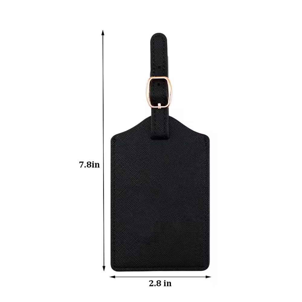 Custom Embroidered Leatherette Luggage Tags 5
