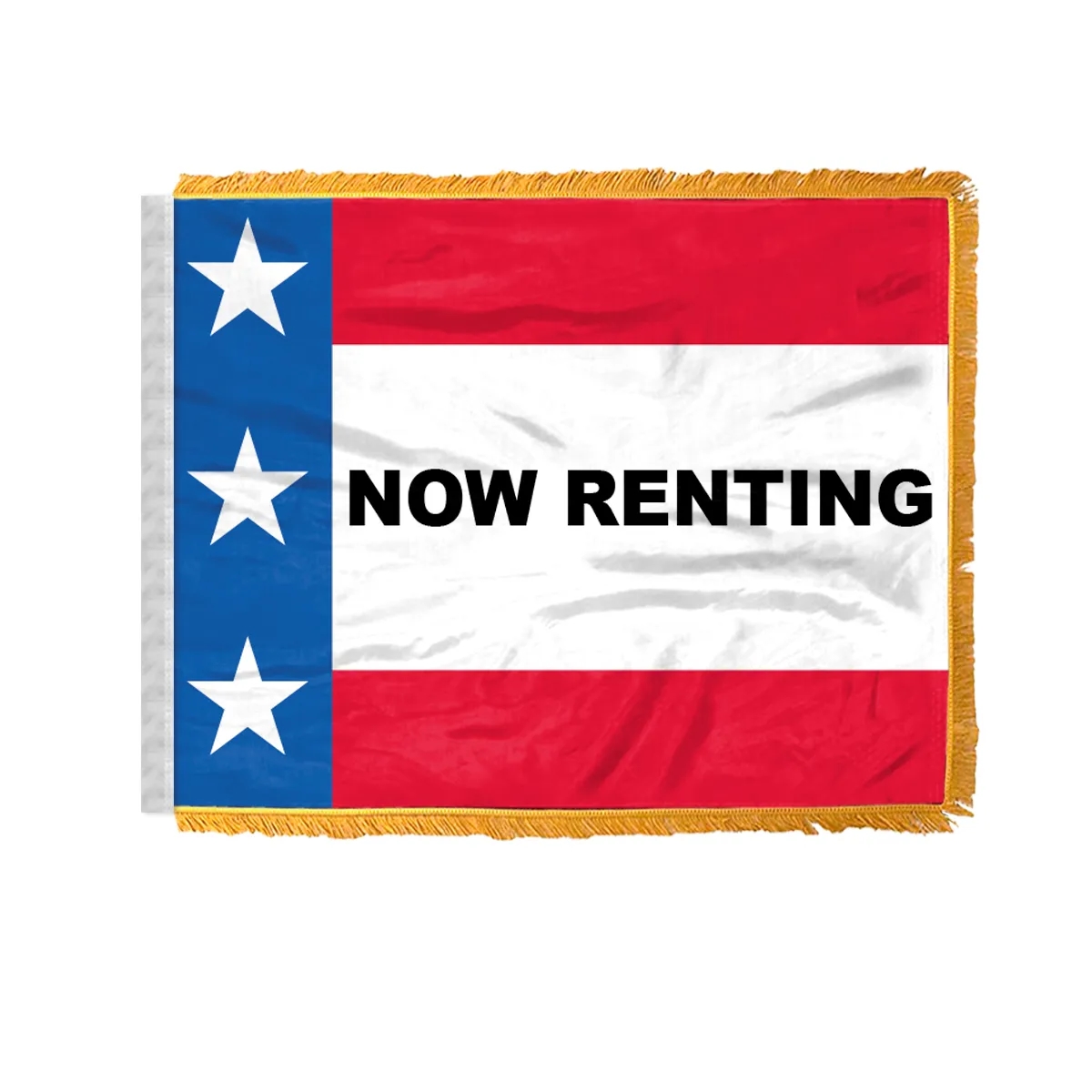 12" x 18" Patriotic Message Antenna Flag 11