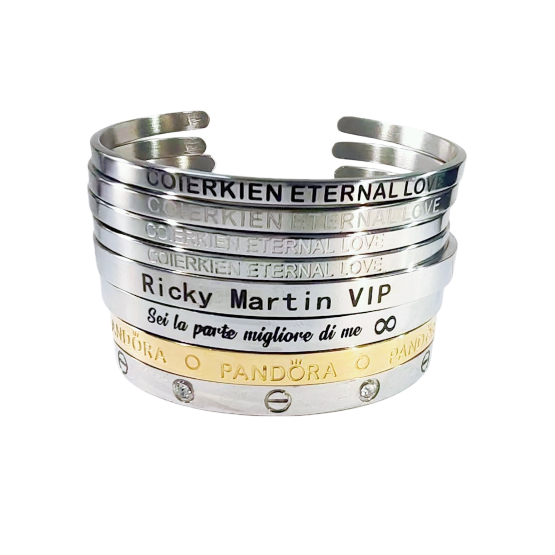 Steel Open Bracelet 7