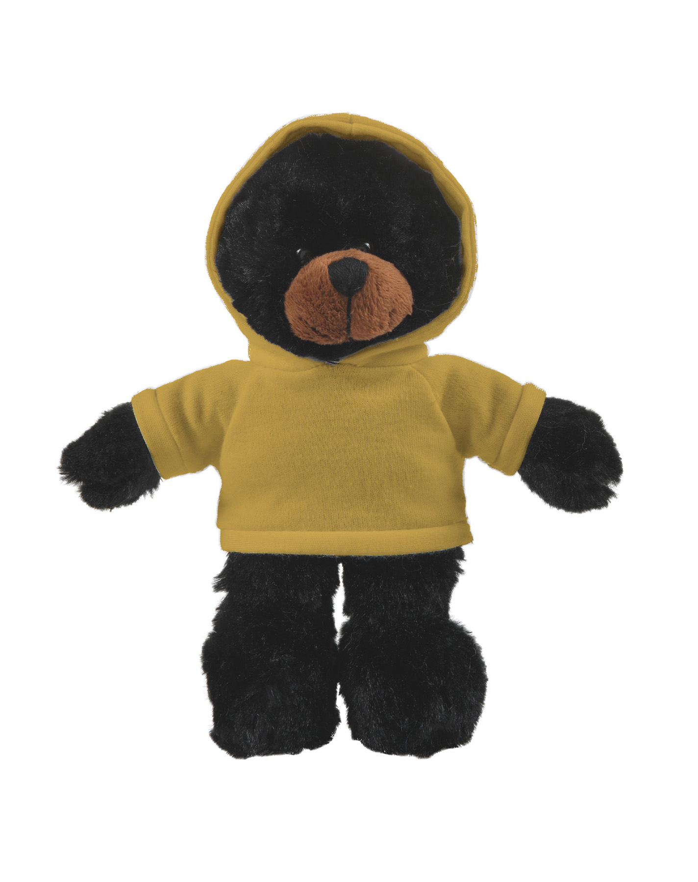 soft plush Black Bear with hoodie 2