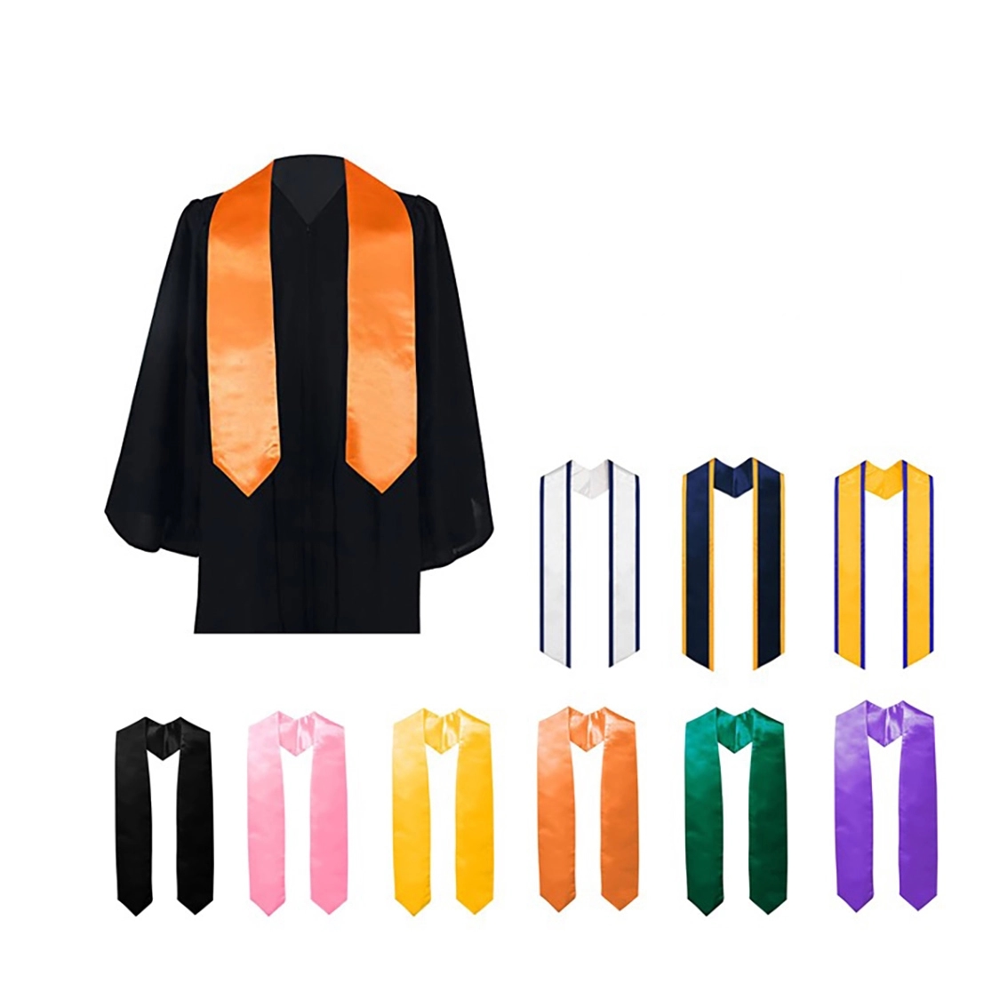 Graduation Stole Sash 60" 2
