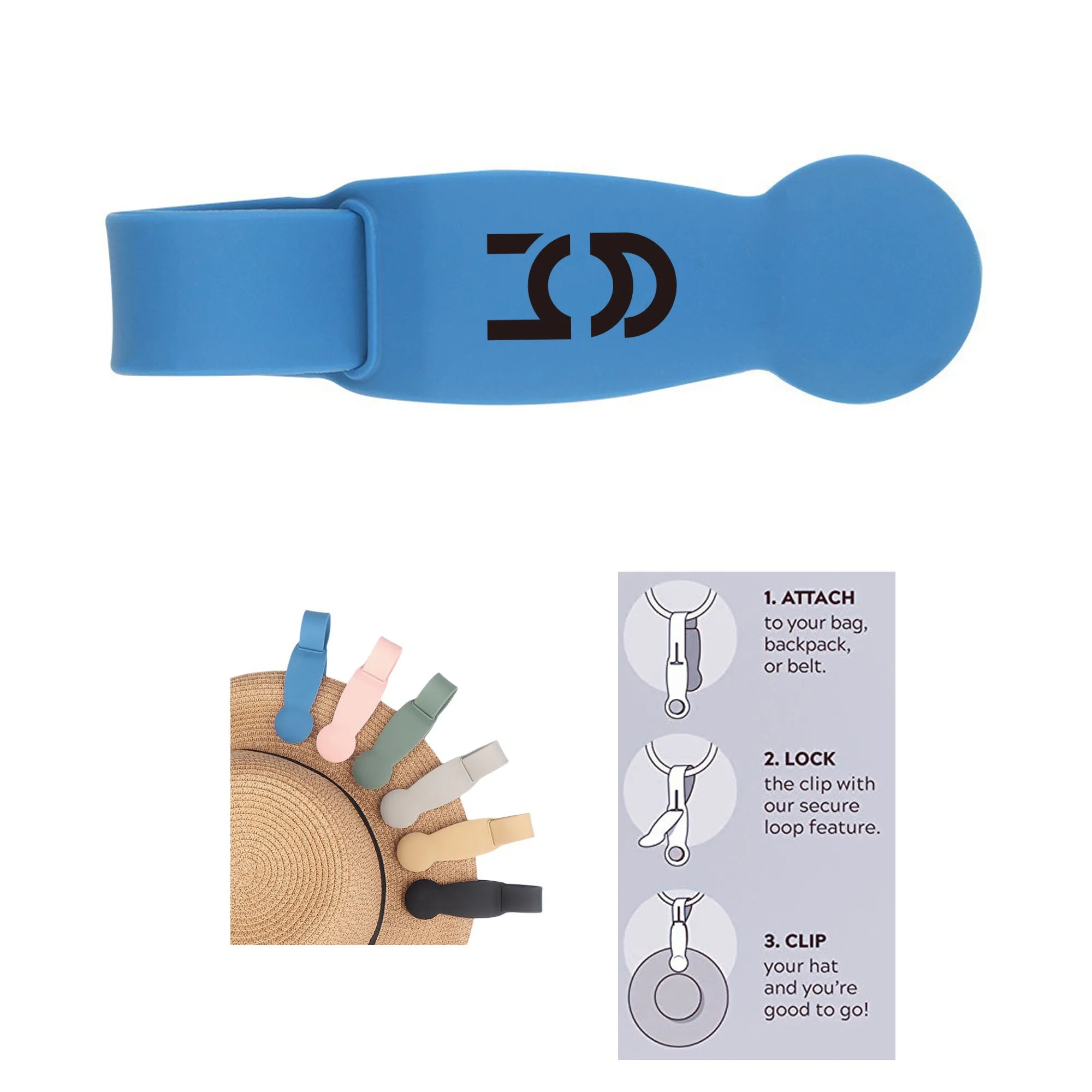 Silicone Magnetic Hat Clip