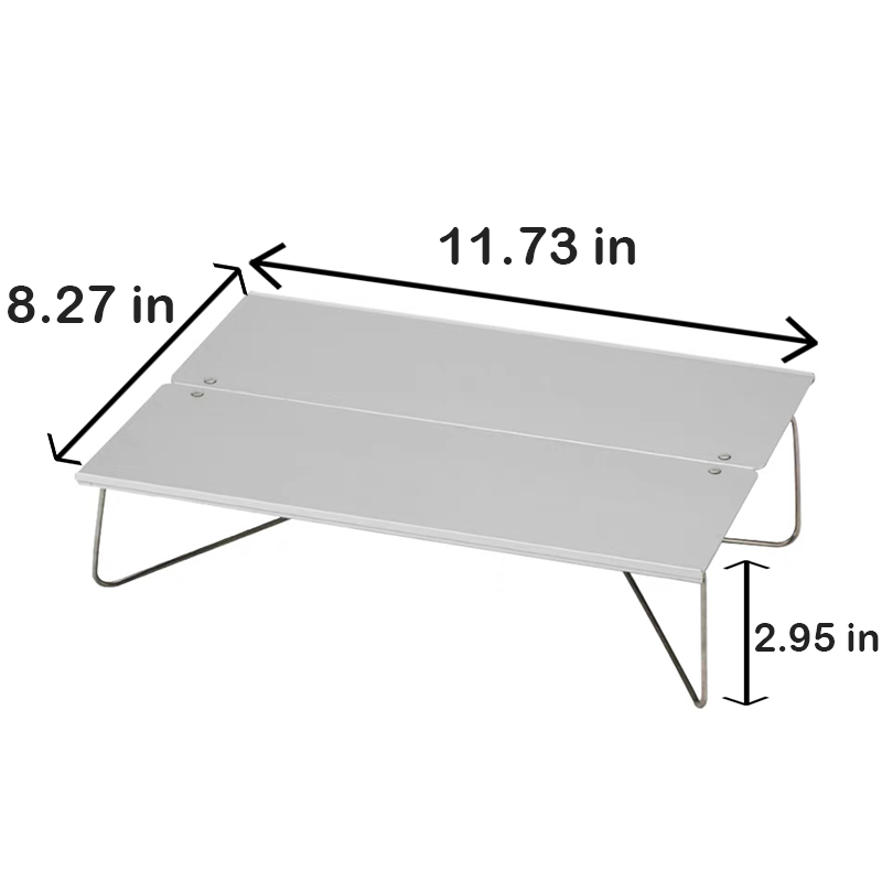 Outdoor Ultra-lightweight Mini Aluminum Alloy Foldable Table 2