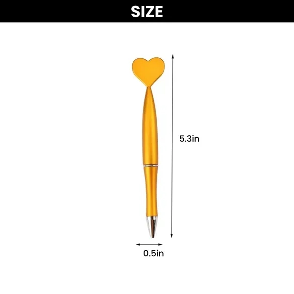 Heart-Shaped Plastic Ballpoint Pen 16