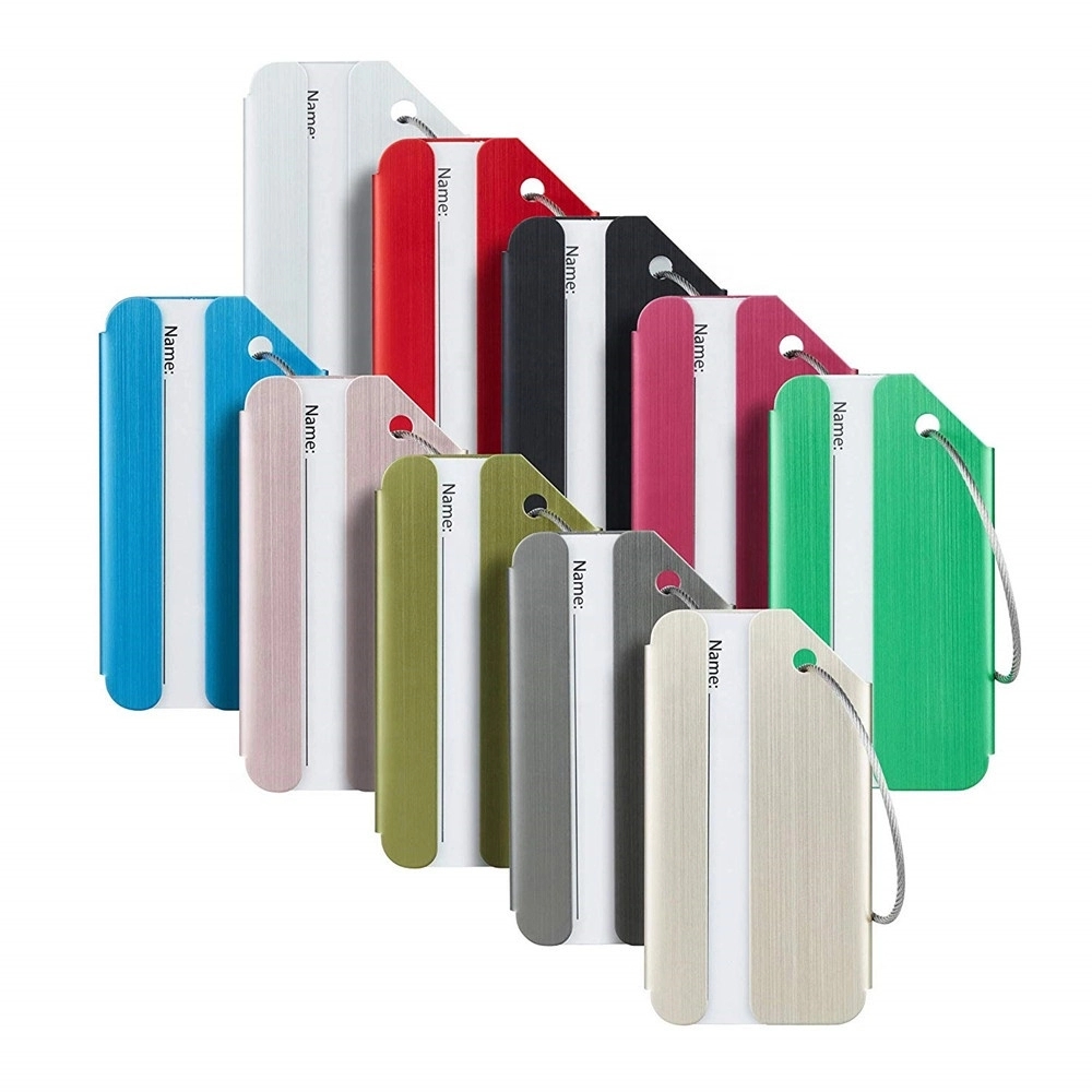 Stainless Steel Luggage Tags 2