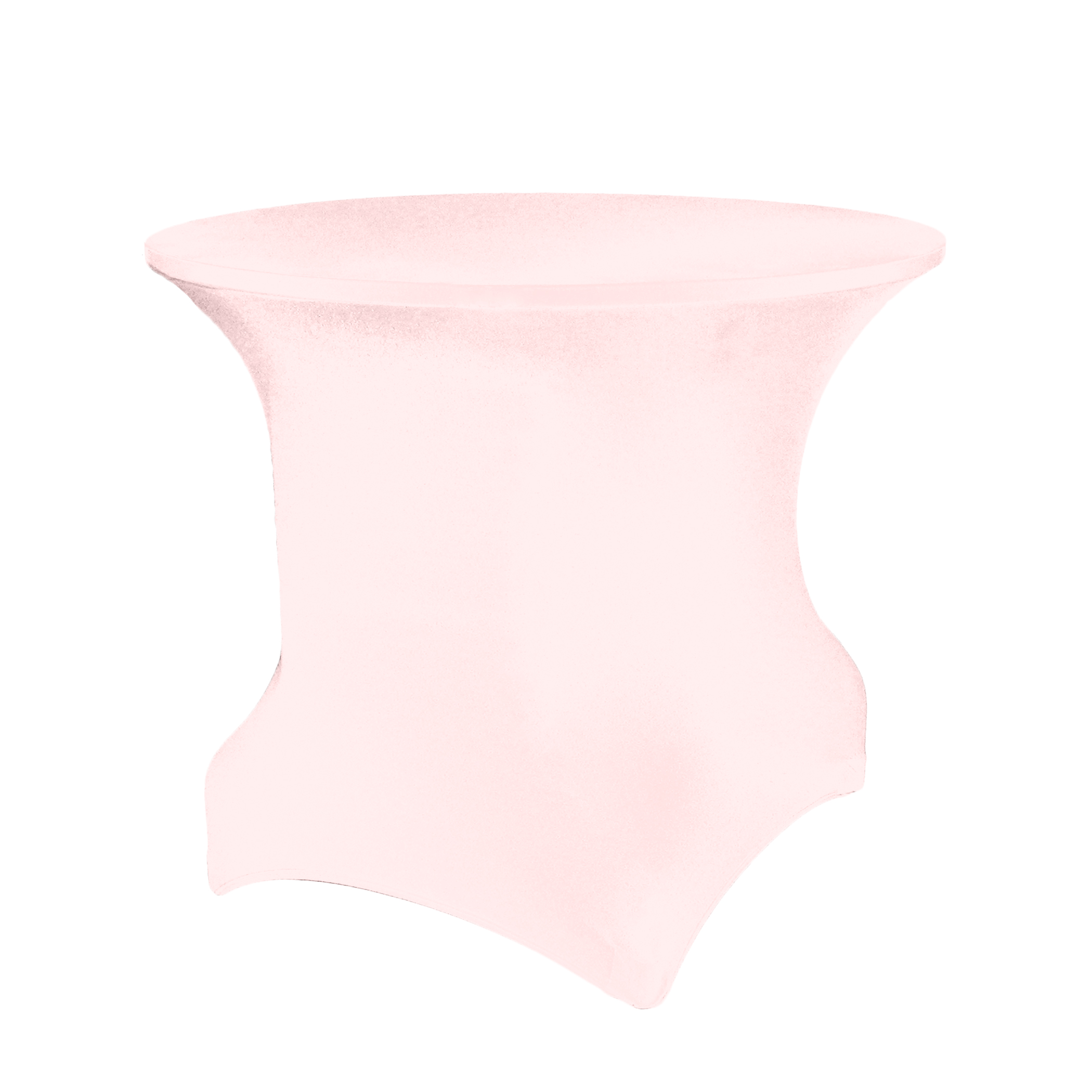 Non-Printed 60" Round Spandex Stretch Table Cover 1