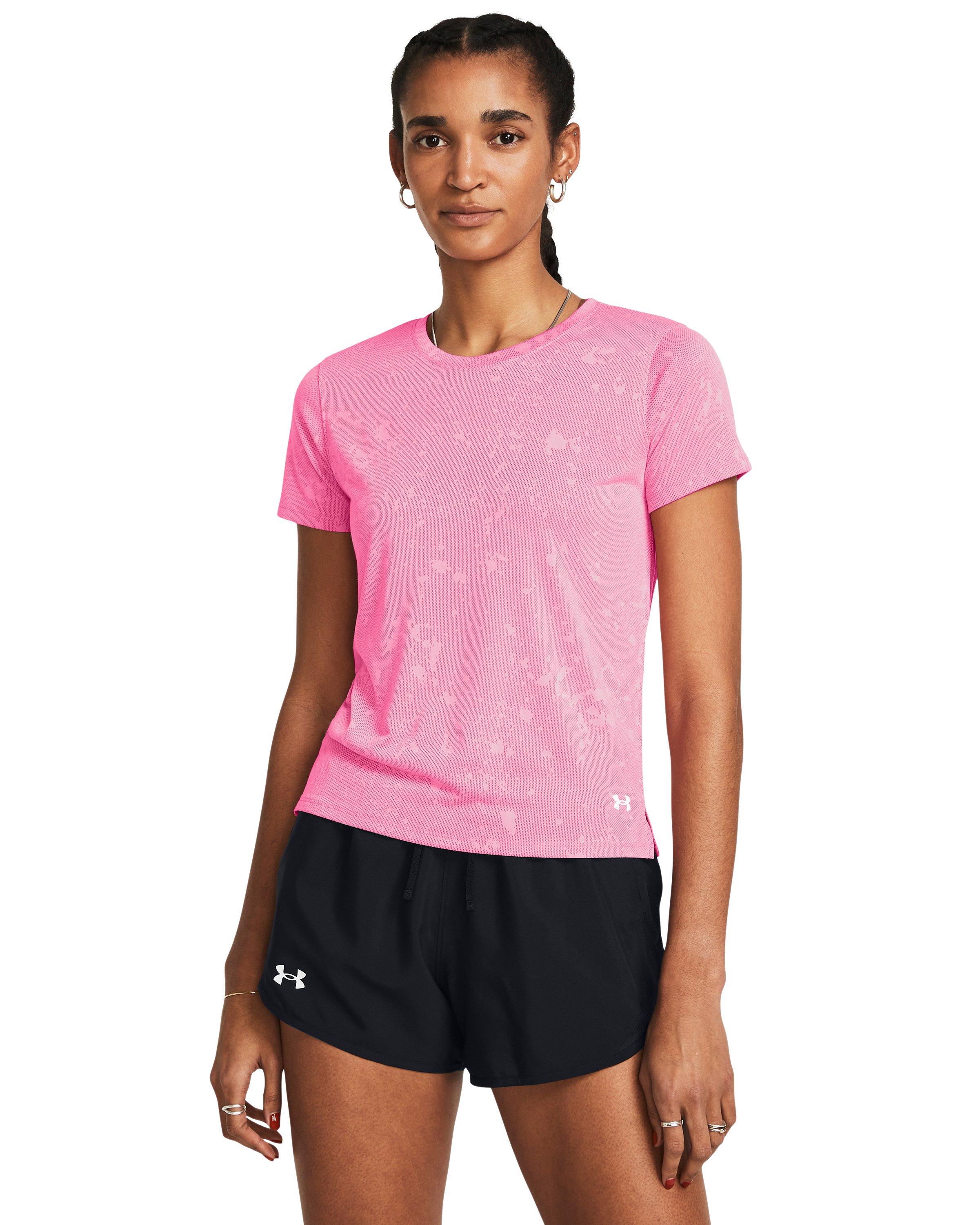 UA Launch Splatter Women's Short Sleeve 5
