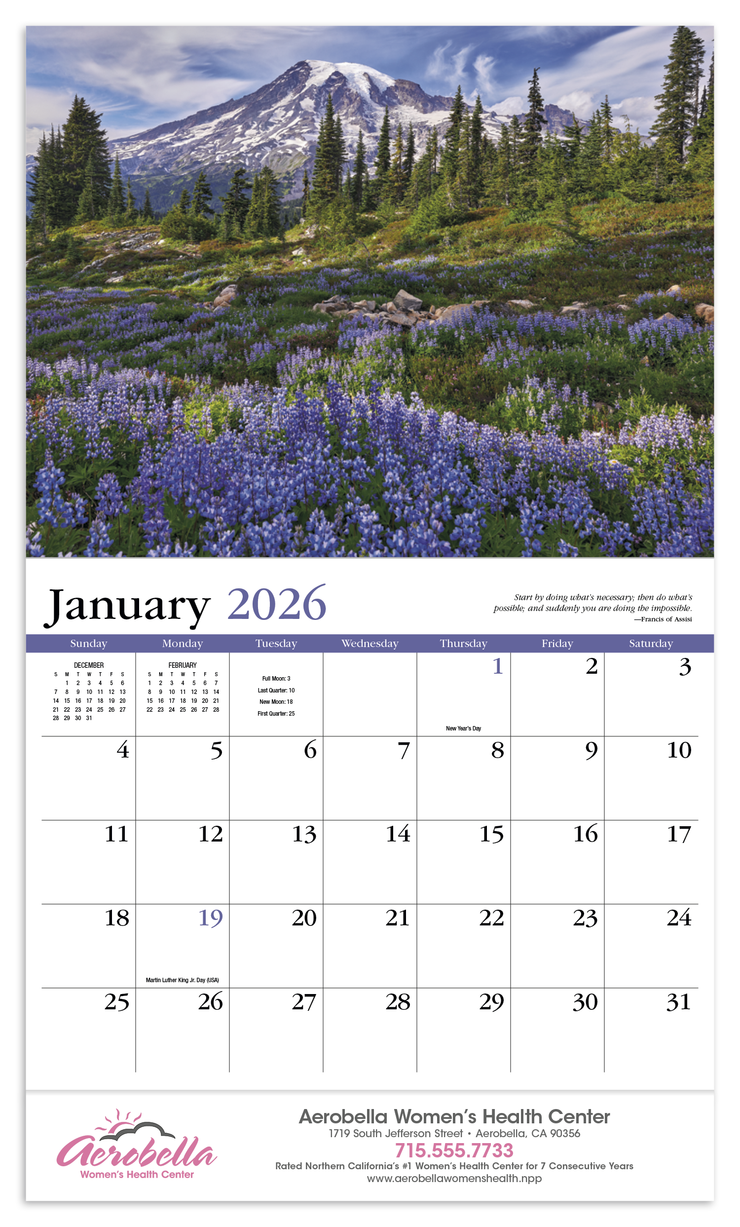 HotLine® Products Contemplations Appointment Calendar - Stapled 3