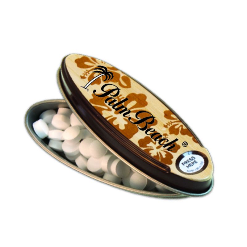 Surf WD Hibiscus Surfboard Mint Tin 1