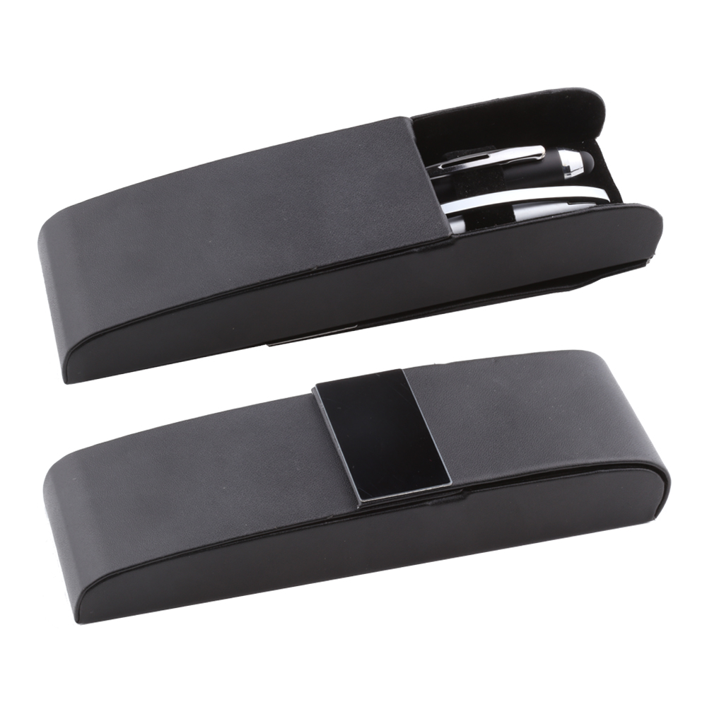 Double Leatherette Case w/Magnetic Flap