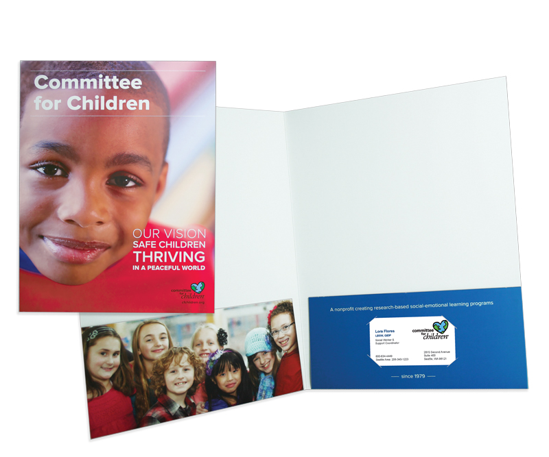 Full Color Quick Ship 2-Pocket Folder 32