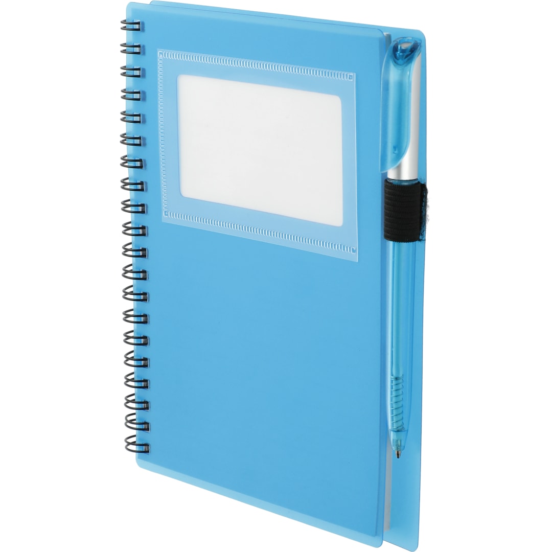 FSC® Mix 5.5" x 7" Star Spiral Notebook with Pen 3