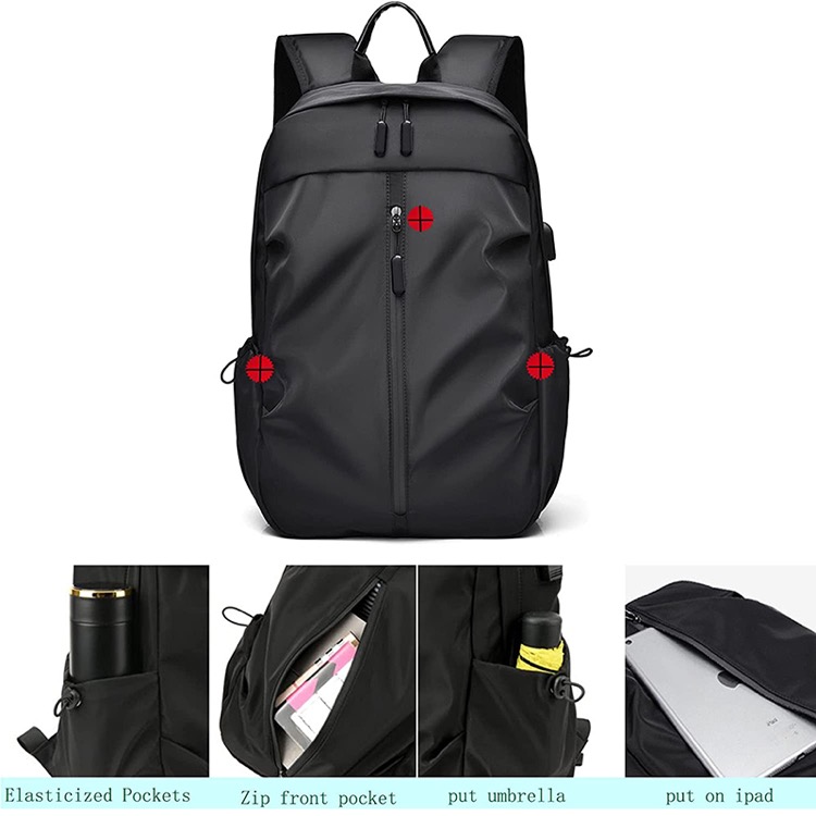 Large Travel Laptop Backpack w/USB Charging Port 20